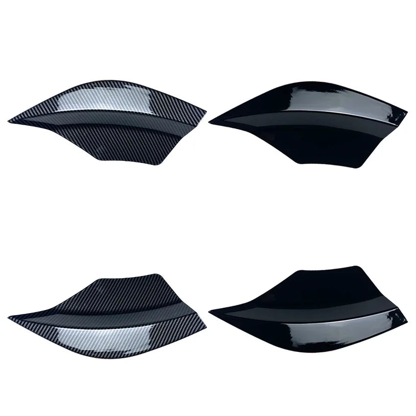 2 PCS W176 Rear Bumper Splitter For Mercedes Benz A Class A180 A200 A45 2013-2018 Air Vent Cover Apron Stickers Car Accessories