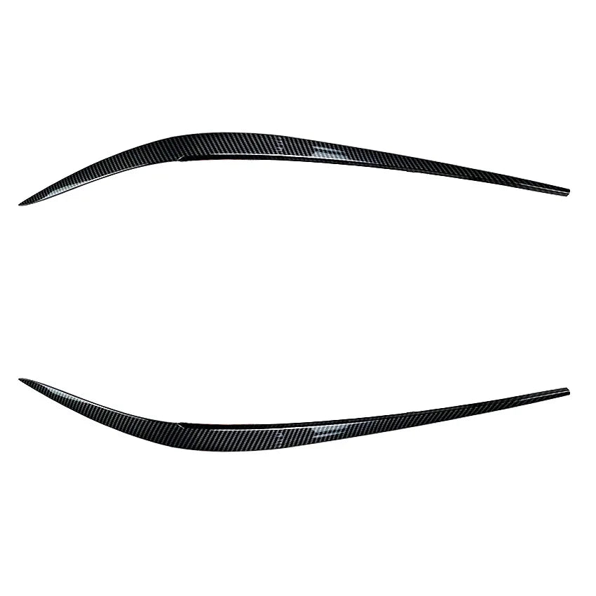 2PCS Car Headlights Eyebrow Eyelids For BMW 3 Series G20 G28 Sedan 320i 325i 330i Pre-Facelift 2019-2022 ABS Trim Cover Sticker