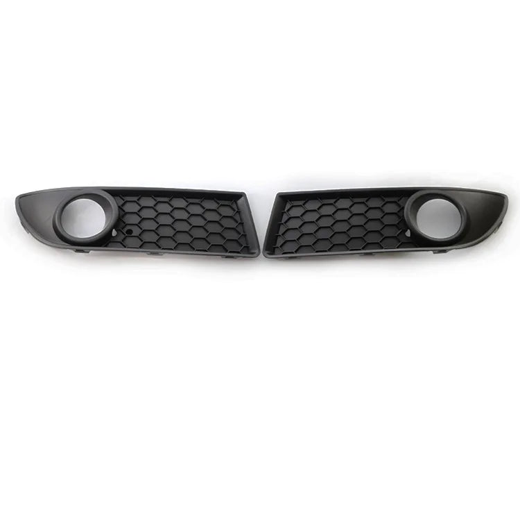 1 Pair Car Front Fog Light Grille Honeycomb Cover for VW Volkswagen Polo GTI 2006-2009 Black Fog Lamp Grill Frame Car Styling