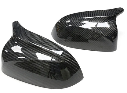 2 Pcs Car Rearview Mirror Cover Rear View Shell for BMW X3 X4 X5 X6 X7 G01 G02 G05 G06 G07 18-22 Real Carbon Fiber Accessories