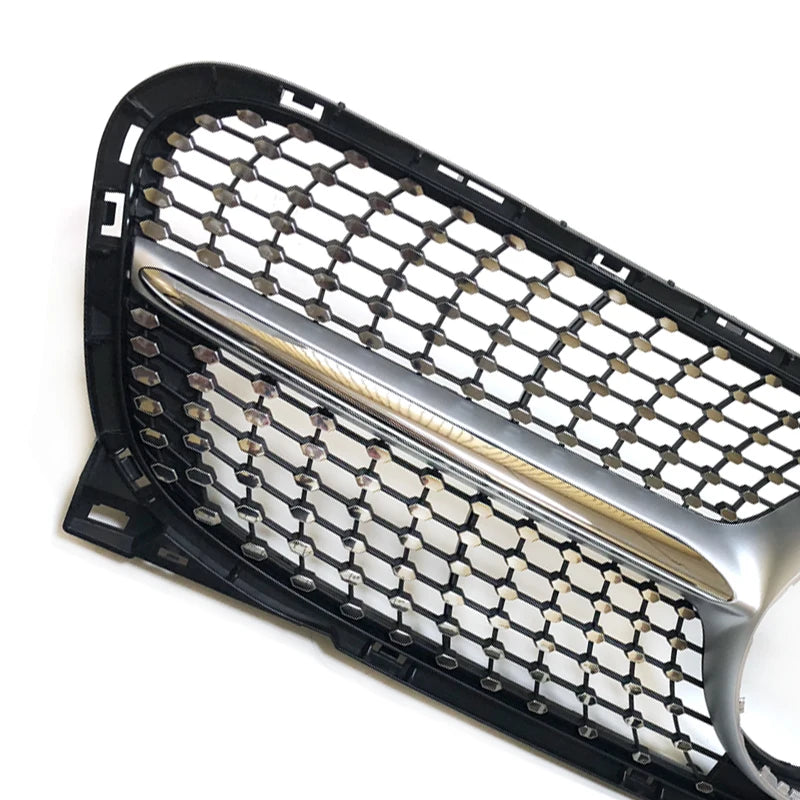 Front Bumper Grill Diamond Grille Mesh For Mercedes GLA Class Pre-facelifted & Facelifted X156 2014-2019 GLA 180 GLA 200 GLA 250