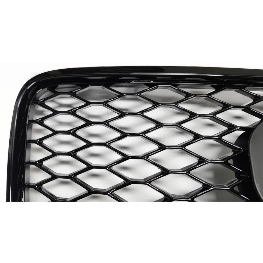 Car Glossy Black Front Bumper Grille Applicable for Audi Old Model Q7 Honeycomb Grill RSQ7 Style 2006-2015 ABS Plastic Grilles