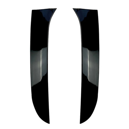 2PCS Car Rear Window Trim Trunk Spoiler Side Wing For Volkswagen VW Golf 6 MK6 Variant Wagon Glossy Black Diffuser Accessories