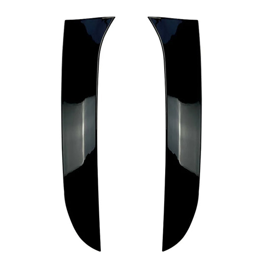 2PCS Car Rear Window Trim Trunk Spoiler Side Wing For Volkswagen VW Golf 6 MK6 Variant Wagon Glossy Black Diffuser Accessories