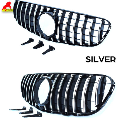 Car Front Racing Center Grilles For Mercedes Benz X253 W253 GLC Class GT Style Grill Front Bumper Grille Without logo 2015-2019