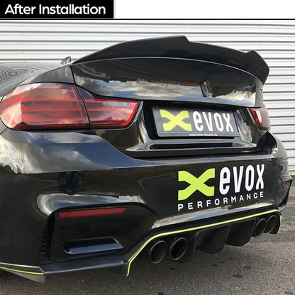 3*3 3K Twill Weave PSM High-kick Carbon Fiber Rear Trunk Deck Lid Spoiler Aerodynamic Boot Wing for BMW 2015 - 2020 M4 Coupe F82