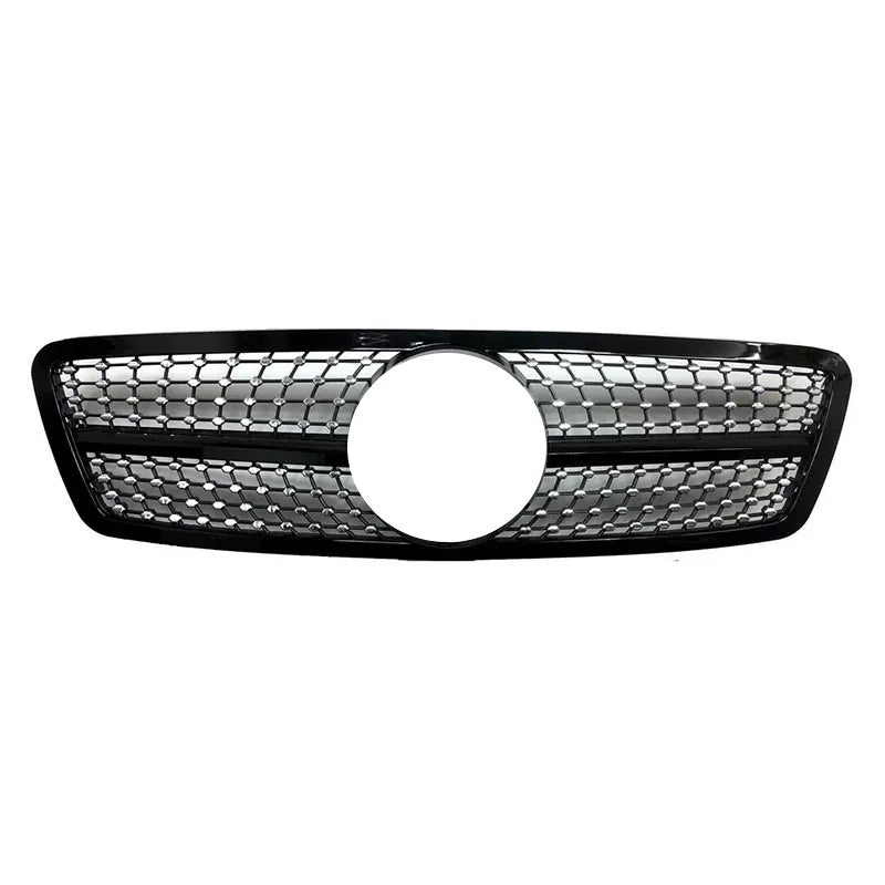 Car Grille Black GT Front Bumper Grill for 2000-2006 Mercedes C Class Saloon W203 Tourer S203 C180 C200 C230 C240 C280 C320 C350