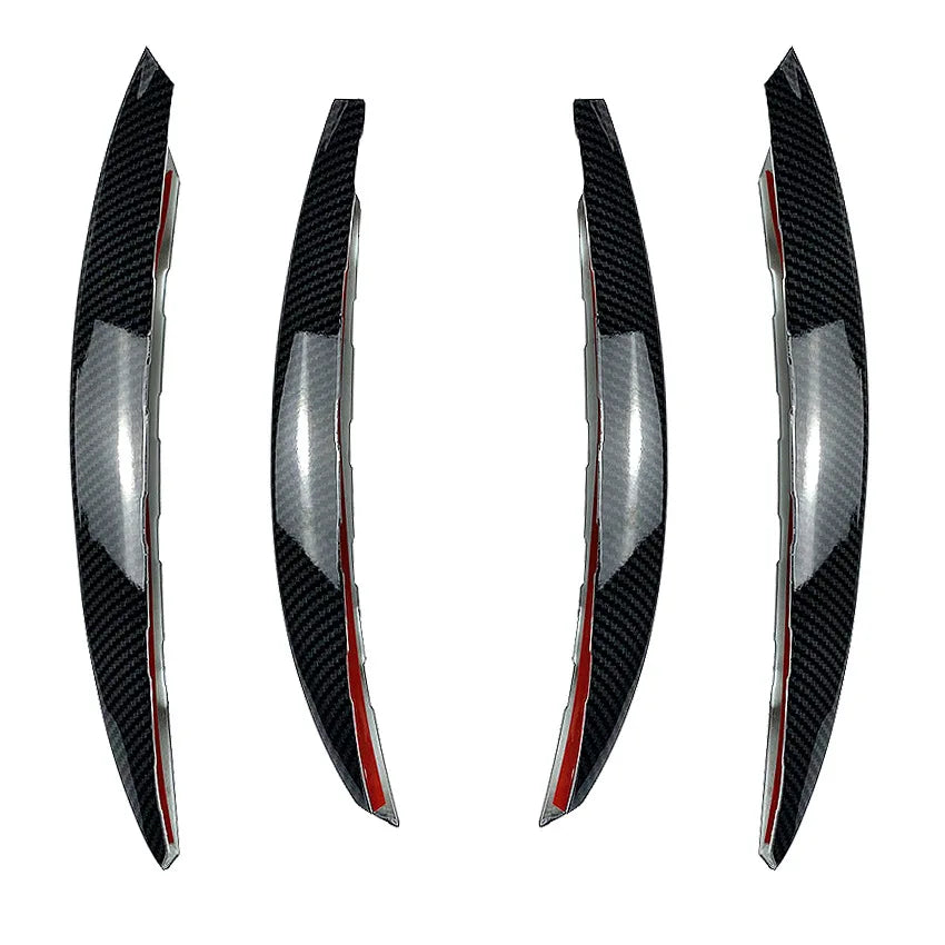 Front Bumper Grille Decorative Covers Stickers Trim For Mercedes Benz C Class W206 C200 C260 C300 2022+ Car Lip Spoiler Splitter