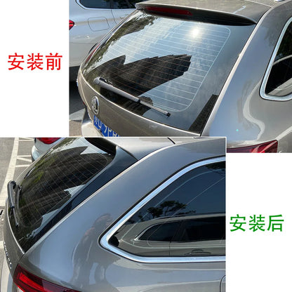 Glossy Black Car Rear Window Side Trunk Wing Spoiler for SKODA Octavia Estate Wagon 2014-2019 Stickers Cover Auto Accessories