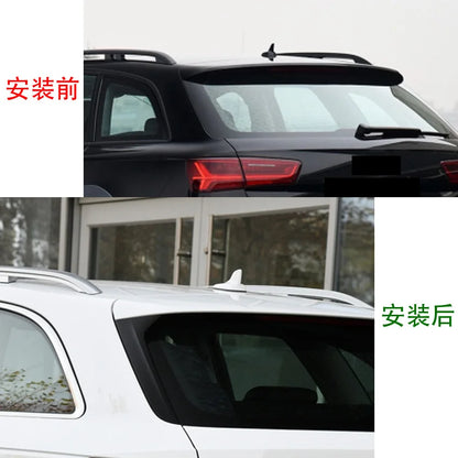 Rear Window Side Trunk Spoiler Wing Tail For Audi A6 C7 Wagon Allroad 2012-2018 Modification Diffuser Splitter Car Accessories