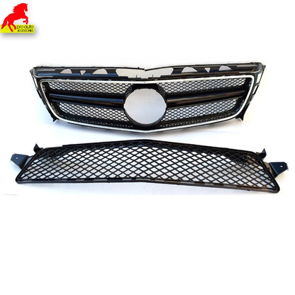 Front Bumper Radiator Grill Mesh Black Grille for Mercedes CLS Class Pre-facelifted C218 Coupe X218 Shooting Brake 2011-2014