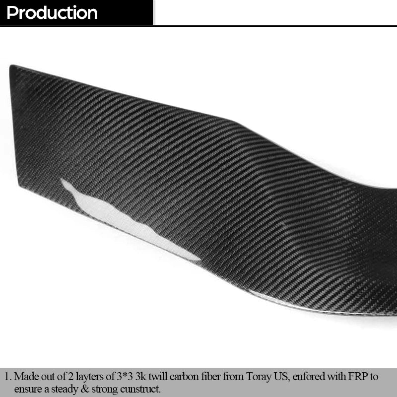 Carbon Fiber Rear Trunk Spoiler for Mercedes E Class A207 C207 W207 2-Door Coupe 2010 - 2016 E200 E220 E250 E300 E350 E400 E500