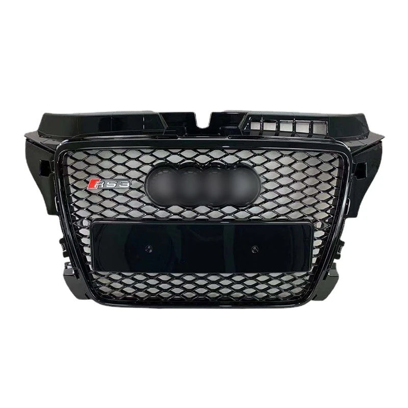 Front Bumper Grill Honeycomb Hood Mesh Grille for Audi A3 a3 up to RS3 Racing Grilles 2009-2013 ABS Plastic Car Accessories