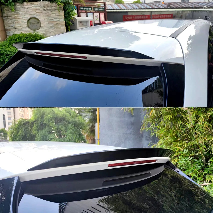 Trunk Lid Rear Spoiler Wing For Mercedes Benz CLA Class X118 CLA200 260 CLA35 CLA45 AMG Car Carbon Fiber Roof Trim Splitter ABS