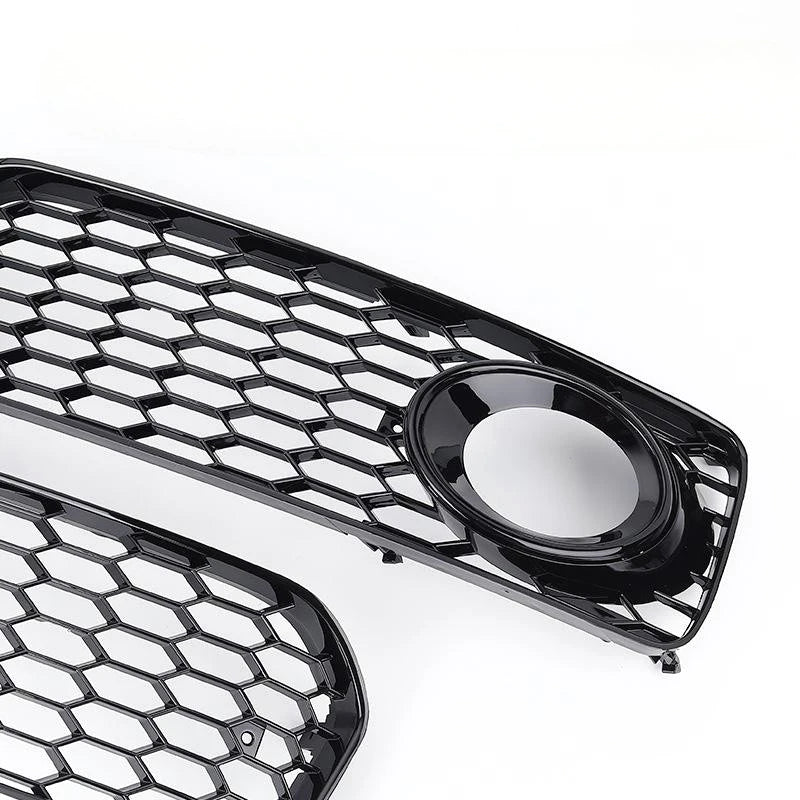 Car Front Fog Light Lamp Cover Honeycomb Grill Bumper Grille Frame for Audi S5 A5 S-Lines 2-door Coupe 2008-2011 Car Accessories