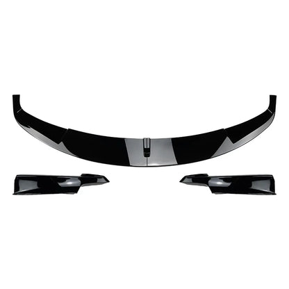 Car Front Bumper Lip Splitter Diffuser Lip Body Kit Spoiler Bumper For BMW 3 Series F30 F31 M-Tech 320i 2013-2019 Black Tuning