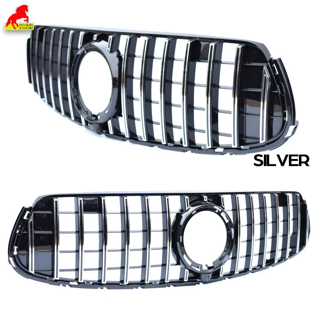 W253 Car Racing Gt Grill for GLC Class X253 C253 Coupe 2020-2022 GLC 250 GLC300 GLC43 Front Bumper Grille Radiator Replacement