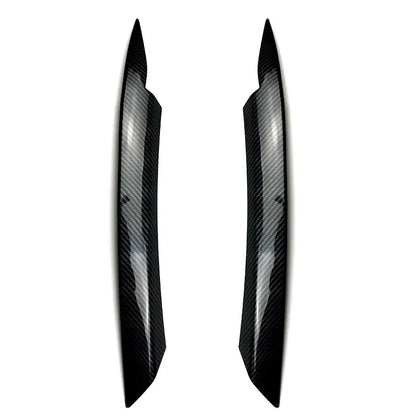 Car Styling Pair Car Headlights Eyelids Eyebrow Glossy Black ABS Trim Stickers Cover for VW Volkswagen Passat B7 Accessories