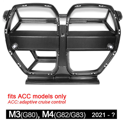 Prepreg Dry Carbon Fiber Front Racing Grille Radiator Grill for BMW 2021+ M3 G80 M4 G82 G83