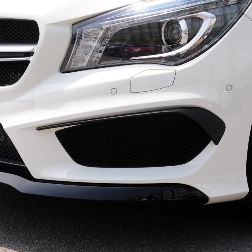 Front Bumper Fog Lamp Vent Cover Trim Side Fender For Mercedes Benz CLA Class C117 2013-2015 CLA200 220 250 AMG Splitter Spoiler