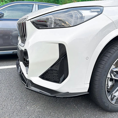 Glossy Black Front Bumper Lip Splitter Diffuser Lip Auto Body Kit Spoiler for BMW X1 U11 M Sport 2023+ Car Accessories Novelty