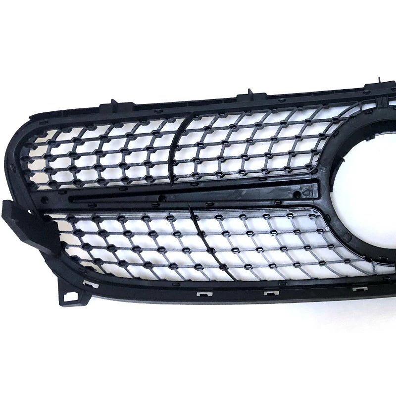 Front Bumper Grill Diamond Grille Mesh For Mercedes GLA Class Pre-facelifted & Facelifted X156 2014-2019 GLA 180 GLA 200 GLA 250