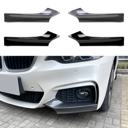 2 PCS Front Bumper Canard Splitter Diffuser Side Spoiler Cover for BMW 2 Series F22 F23 M Sport 2015-2019 MP Car Accessories