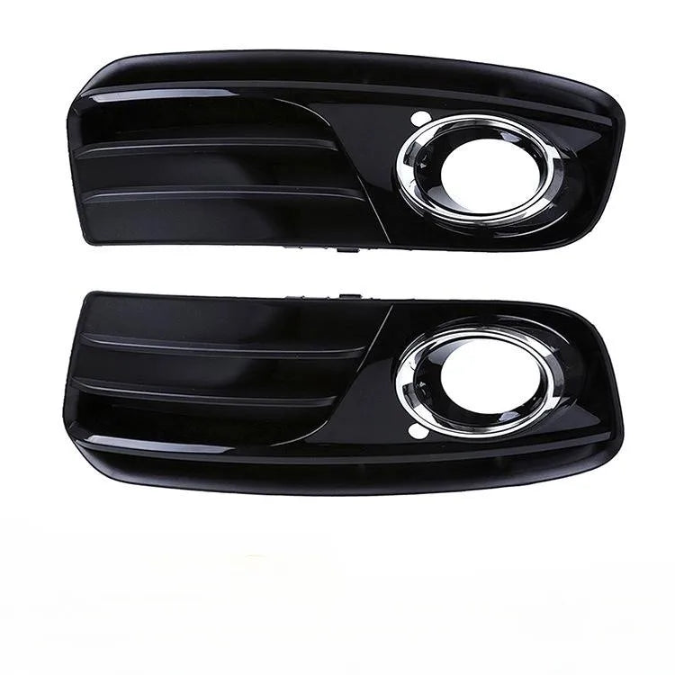 Fog Light Cover Trim Front Bumper Lamp Grille Frame Fit for Audi Q5 2013-2016 Glossy Black Grill ABS Plastic Car Accessories