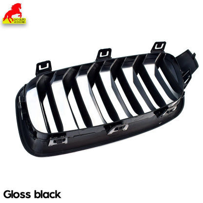 2Pcs Car Style Gloss Black Front Kidney Grill Grille for BMW 3 Series F30 4-Door Saloon F31 5-Door Tourer 320i 325i 330i 340i