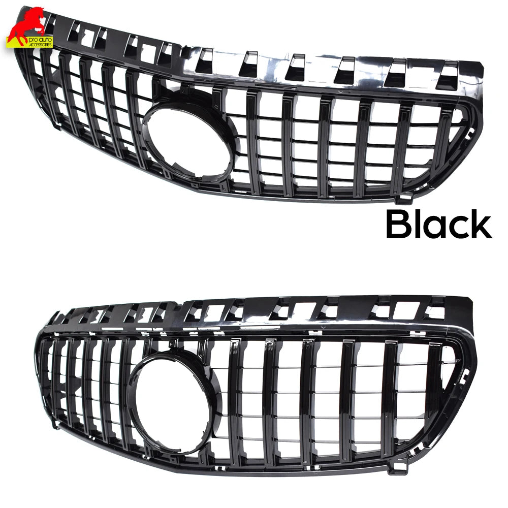 W176  Front GTR Grille Pre-facelift  for 2013 - 2015 Mercedes A Class Hatchback A180 A200 A220 A250 Except for A45 AMG Grills