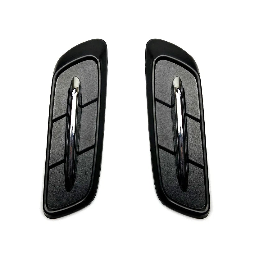 2 Pcs Car Hood Air Outlet Trim Panel Decoration Sticker Black for Mercedes Benz GLE W167 2019+ Car Styling Exterior Accessories