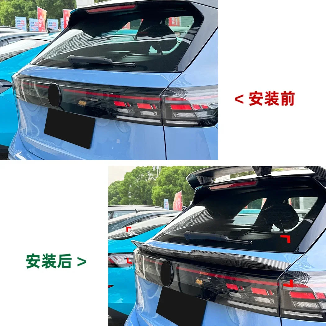 Rear Truck Spoiler Wing Diffuser for Volkswagen VW Tiguan MK3 2024+ Spoilers Back Wings Body Kits Car Accessories Styling