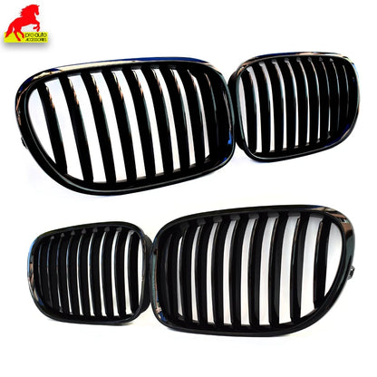 Car Grilles Front Bumper Kidney Grill Mesh for BMW 7 Series F01 F02 F03 F04 730Li 740Li 750Li 760Li 2009 - 2015 Black Grille