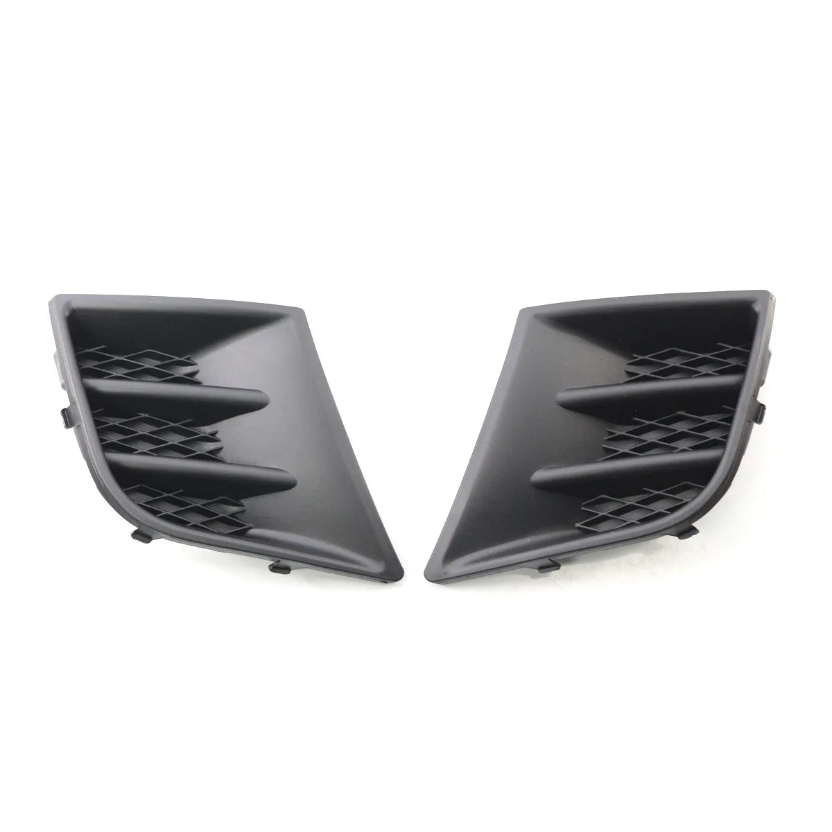 2 Pcs Fog Light Frame Cover Trim Front Bumper Lamp Grille Fit for Peugeot Citroen 107 2009-2012 ABS Plastic Car Accessories