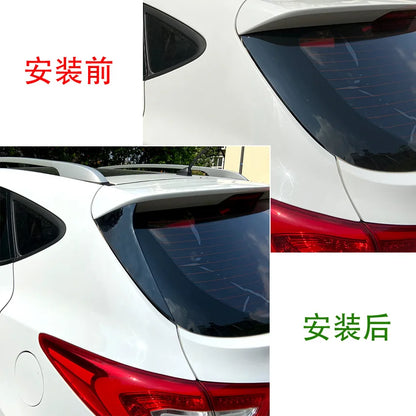 Glossy Black Rear Window Trunk Spoiler Side Wing for Hyundai IX35 2010-2017 ABS Plastic Stickers Cover Car Styling Accessories