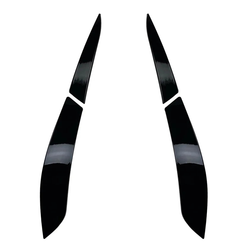 Glossy Black Rear Headlight Lamp Eyebrow Eyelid Trim Cover For Volkswagen VW Golf 6 GTI R ABS Stickers Accessories Car Styling