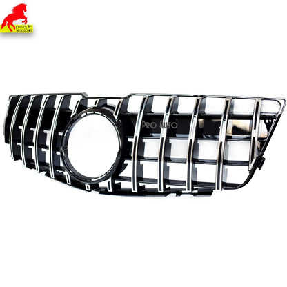 X204 GT Grilles Front Bumper Grill Mesh for Mercedes GLK Class 2012 - 2015 Diamond Black Silver Car Replacement Hood Mesh Grid