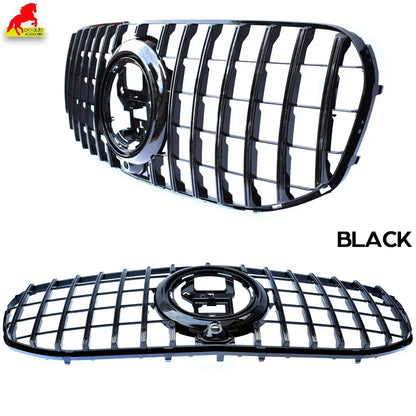 X167 GT Grilles Front Bumper Grill Mesh Grille for Mercedes GLS Class X167 2020 - 2025 GLS400 GLS450 GLS580 Panamericana Grills