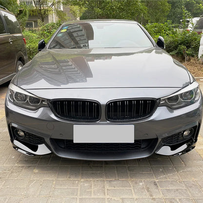 For BMW 4 Series F32 F33 F36 M-Tech 2014-2020 Car Front Bumper Angle Diffuser Splitter Spoiler Protector Canard Exterior Tuning