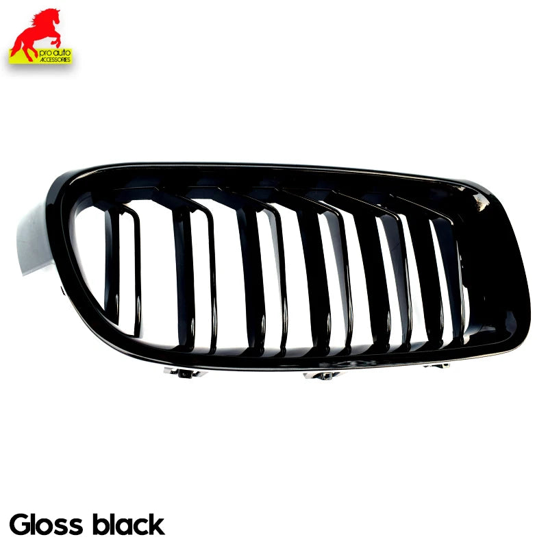 2Pcs Car Style Gloss Black Front Kidney Grill Grille for BMW 3 Series F30 4-Door Saloon F31 5-Door Tourer 320i 325i 330i 340i