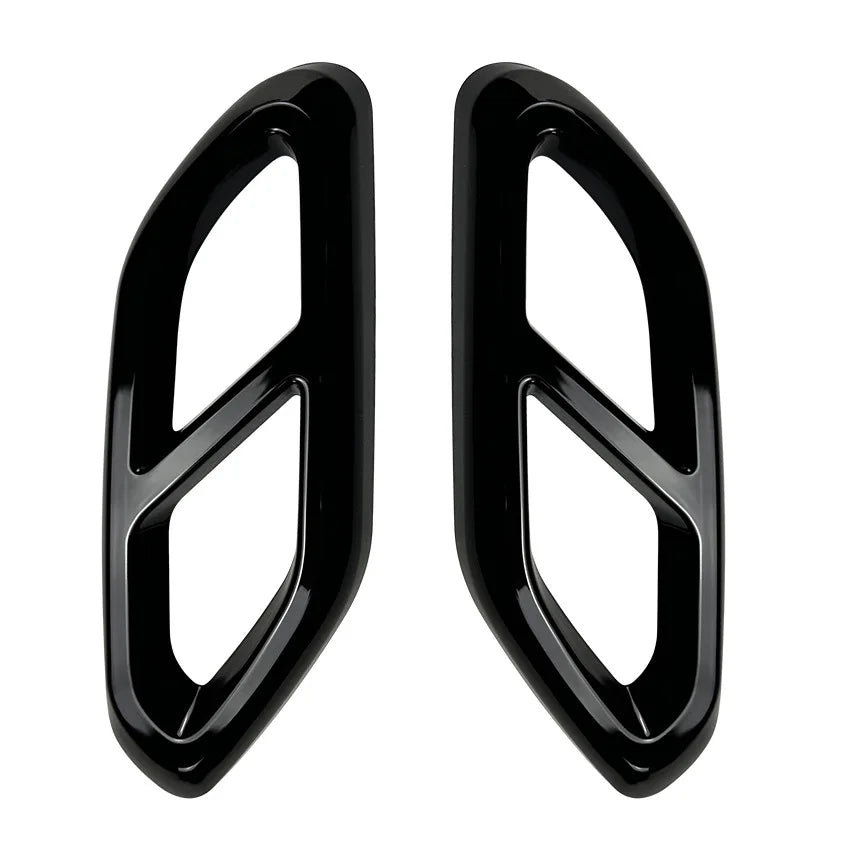 2 Pcs Car Rear Exhaust Muffler Pipe Cover Frame Trim for Mercedes Benz GLC Class X254 2023+ GLC260 GLC300 AMG Car Accessories