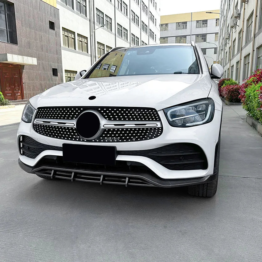 Front Bumper Lip Spoiler Splitter Body Kit Guards For Mercedes Benz GLC Class X253 GLC200 260 300 2020-2022 AMG Car Accessories