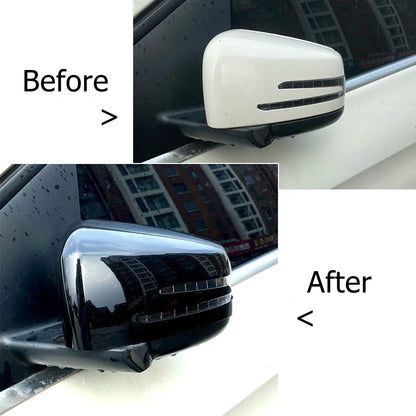 Rear View Side Mirror Cap Cover Trim Sticker For Mercedes Benz A B C E CLA GLA Class W176 C117 X156 W204 W212 Car Accessories