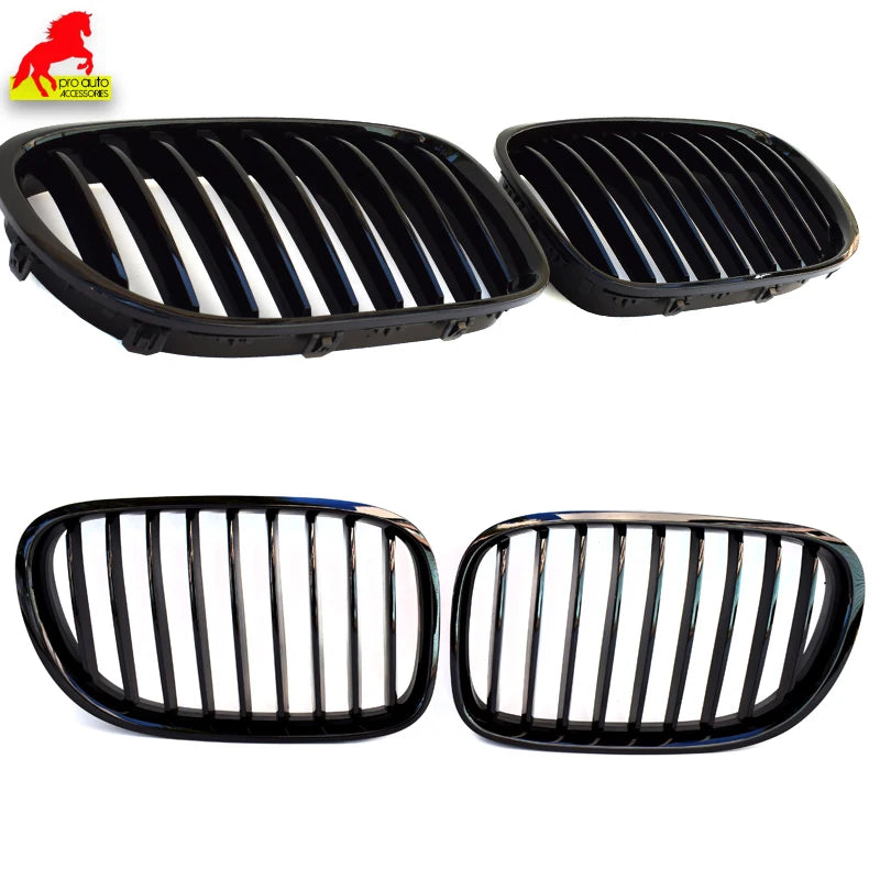 Car Grilles Front Bumper Kidney Grill Mesh for BMW 7 Series F01 F02 F03 F04 730Li 740Li 750Li 760Li 2009 - 2015 Black Grille