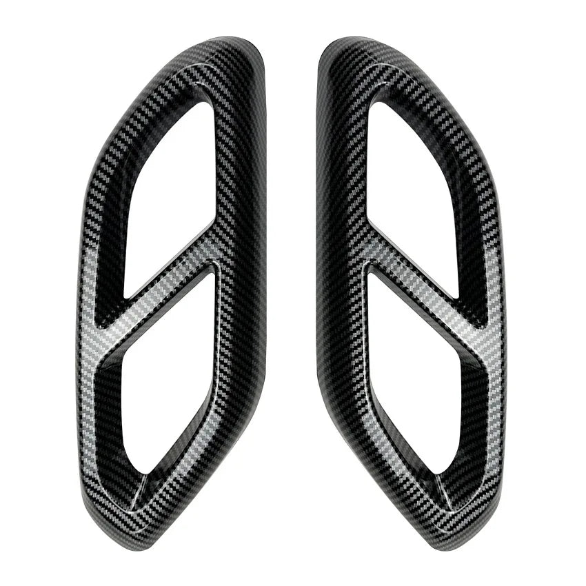 2 Pcs Car Rear Exhaust Muffler Pipe Cover Frame Trim for Mercedes Benz GLC Class X254 2023+ GLC260 GLC300 AMG Car Accessories