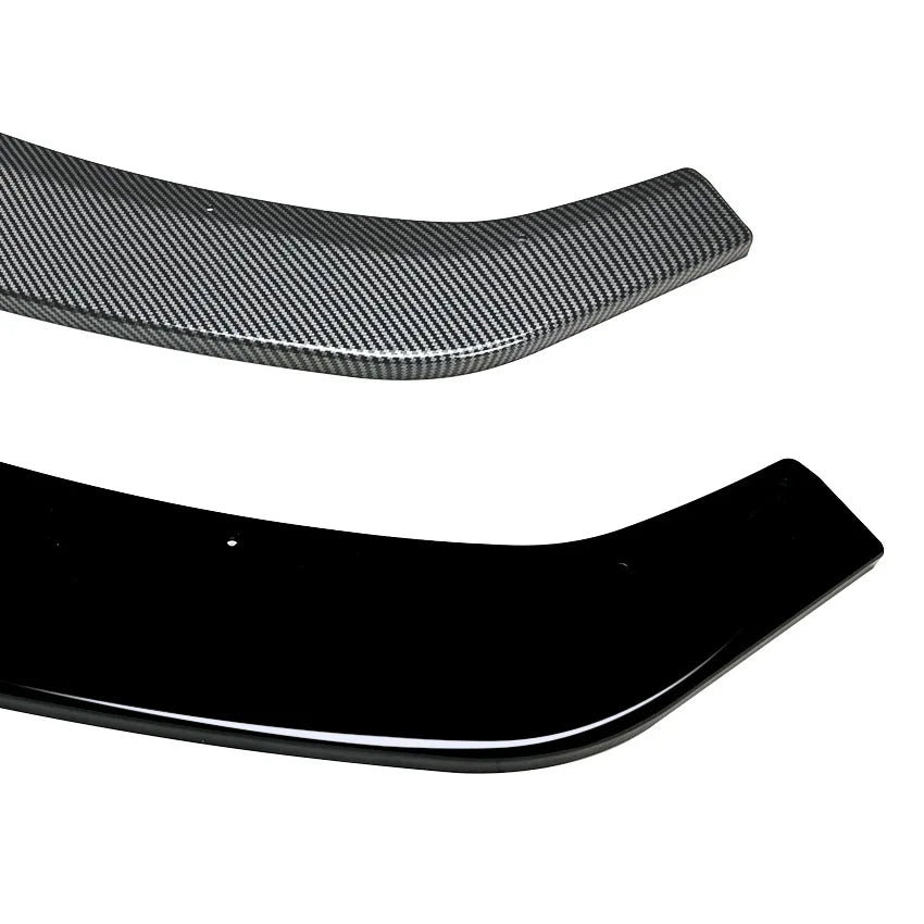 Front Bumper Lip Cover Splitter for Volkswagen VW Golf 7.5 Golf MK7.5 GTI R Rline 2017-2019 Carbon Look Plastic Car Accessories