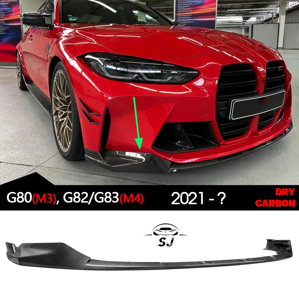 MPerfm. Prepreg Autoclave Dry Carbon Fiber Front Bumper Lip Spoiler Aerodynamic 3PCS for BMW M3 M4 G80 G82 G83 2021 - ?