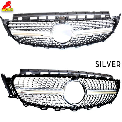 W213 Diamond Front Bumper Grill Mesh Grille for Mercedes 2017 - 2019 E Class Saloon S213 Estate C238 Coupe A238 Cabriolet Sport