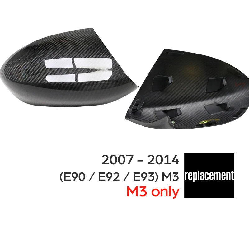 For BMW 1 & 3 Series E8X E9X E87 E82 E81 E88 E90 E91 E92 E93 Pre-LCI & LCI Rear View Side Mirror Cover Carbon Fiber Accessories