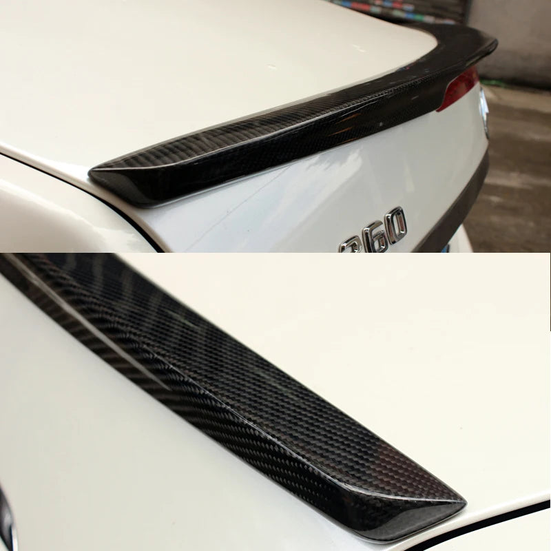 Real Carbon Fiber Trunk Spoiler for Mercedes E Class A207 C207 W207 2-Door Coupe 2010 - 2016 E200 E220 E250 E300 E350 E400 E500